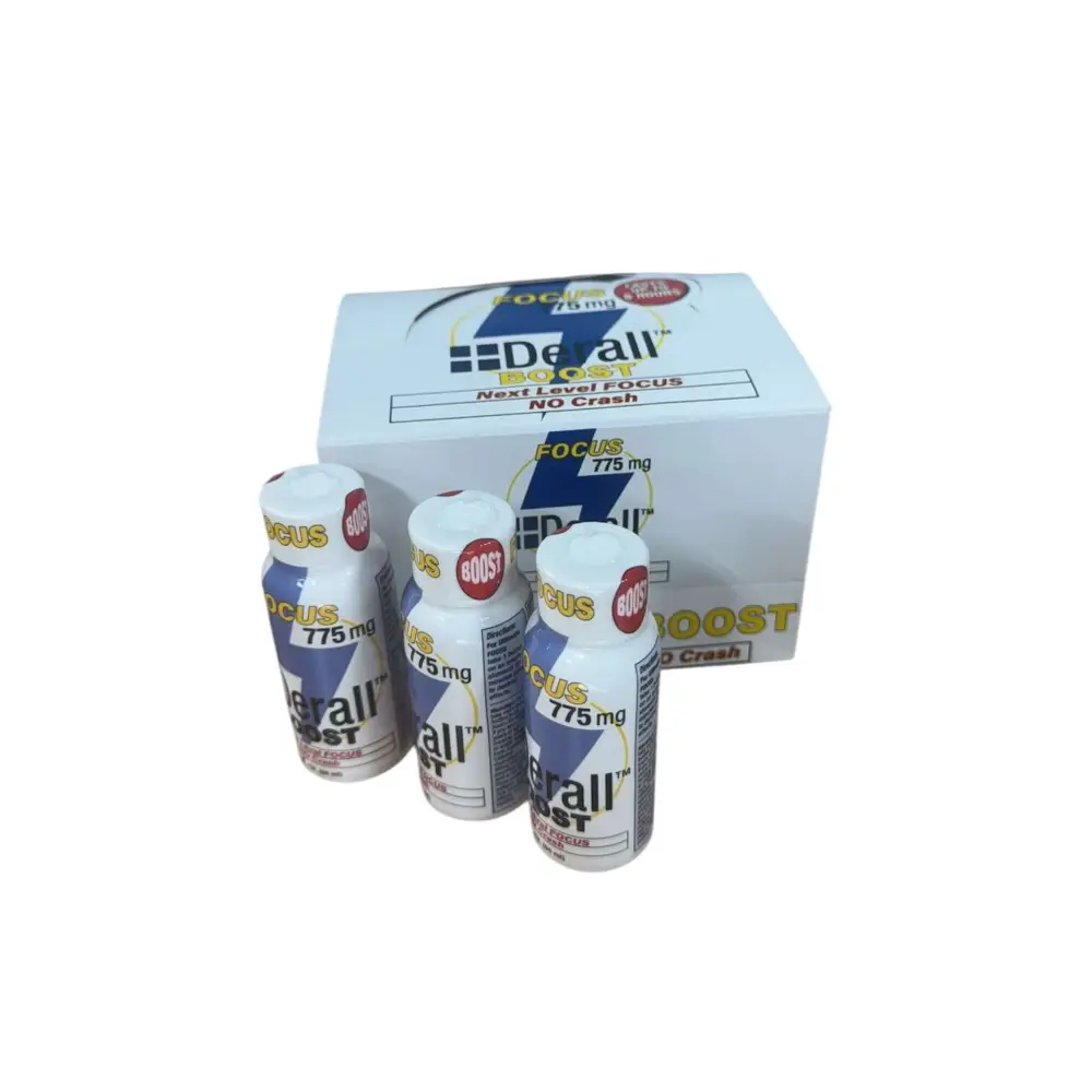Derall Nootropic Brain-Booster Shots 2oz 775mg Box - Dietary Supplement