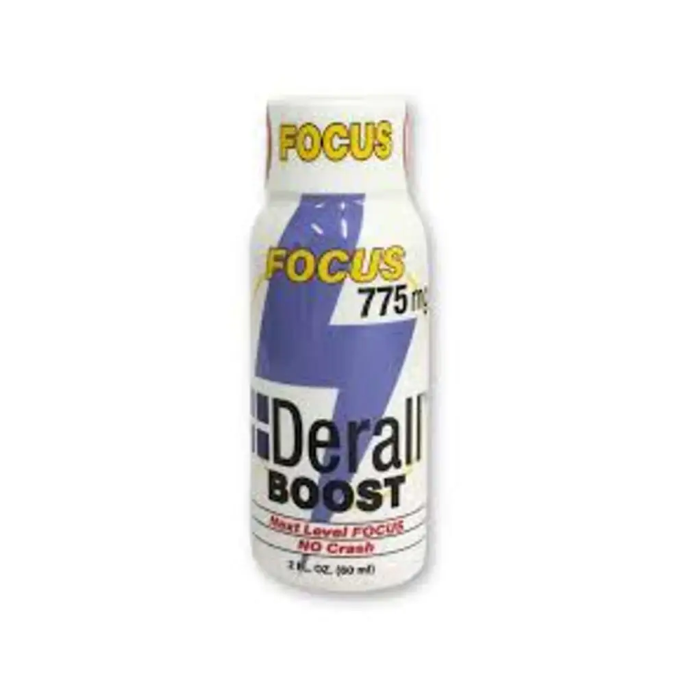 Derall Nootropic Brain-Booster Shots 2oz 775mg Box - Dietary Supplement