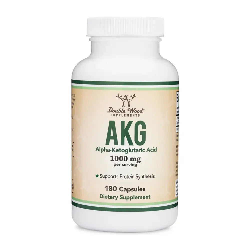 Alpha-Ketoglutarate (AKG) 1000mg – Nitric Oxide & Longevity Support – 180 Capsules - Dietary Supplement