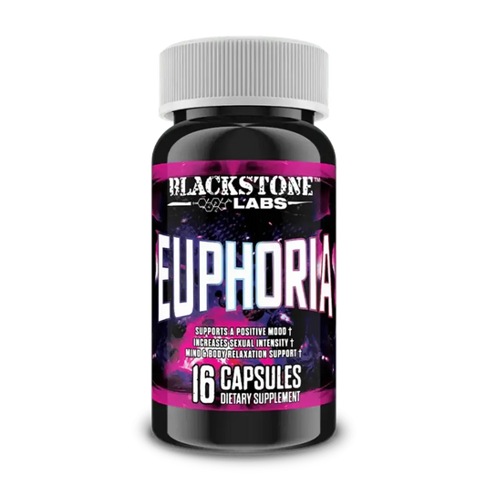 Blackstone Labs Euphoria – Natural Mood Booster & Hangover-Free Relaxation (16 Count) - Dietary Supplement