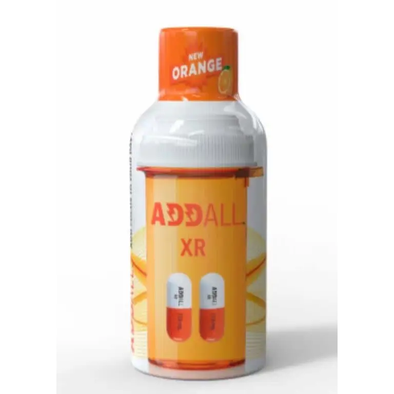 Copy of Addall XR Orange 2oz Shot Memory Mental Brain Concentrate 6 Bottles - Dietary Supplement