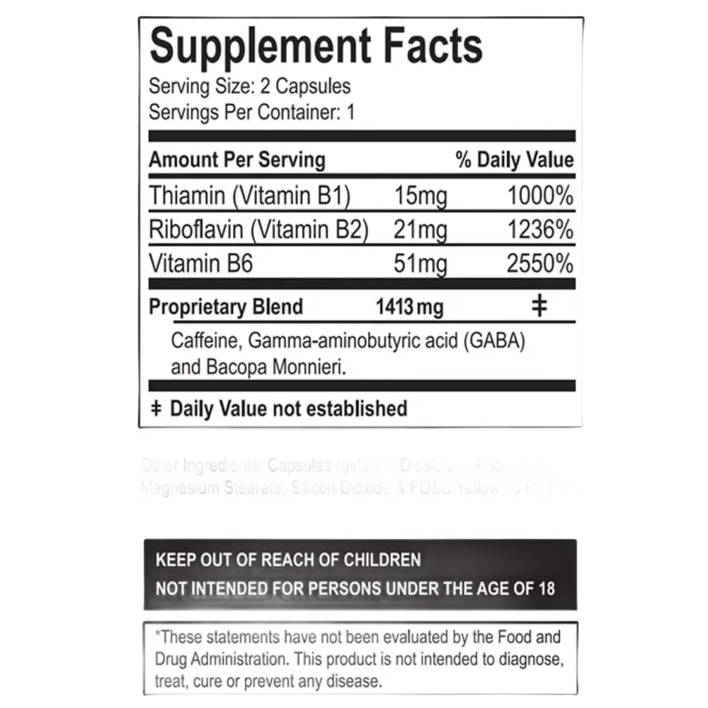 Full Box 12 Pack Addall XR Brain Booster Supplement 750MG - Dietary Supplement
