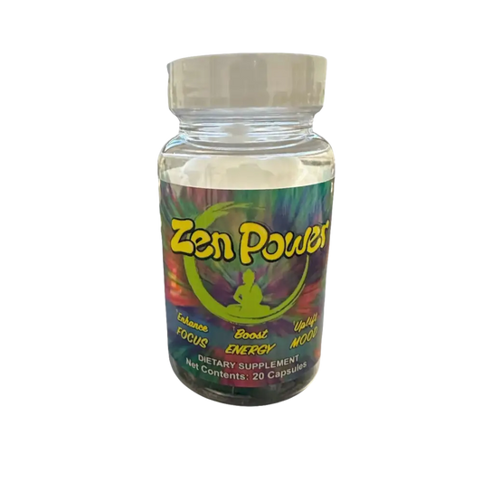 Zen Power 20 Capsules 1 Bottle of 20 Zenpower Mood Enhancer Pill - Dietary Supplement